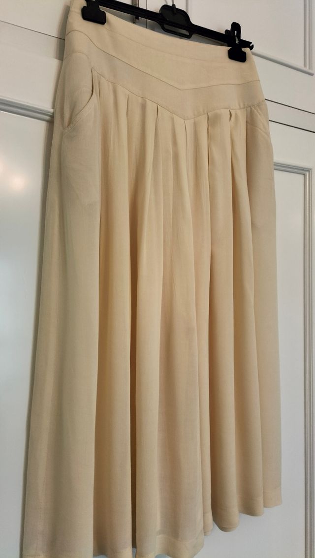 Falda en gasa de algodón de Roberto Verinno