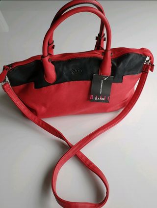 Bolso negro y rojo de Paco Martínez de segunda mano por 15 EUR en Salamanca  en WALLAPOP