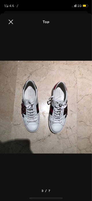 Zapatillas Gucci Snake talla 45 de segunda mano por 260 EUR en Marbella en  WALLAPOP