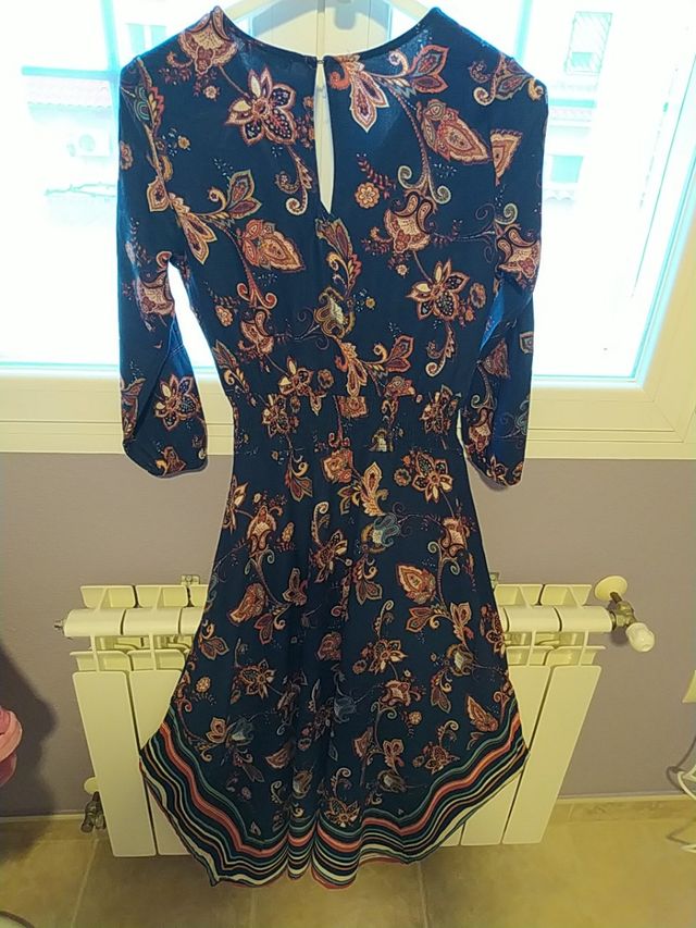 Vestido largo estampado