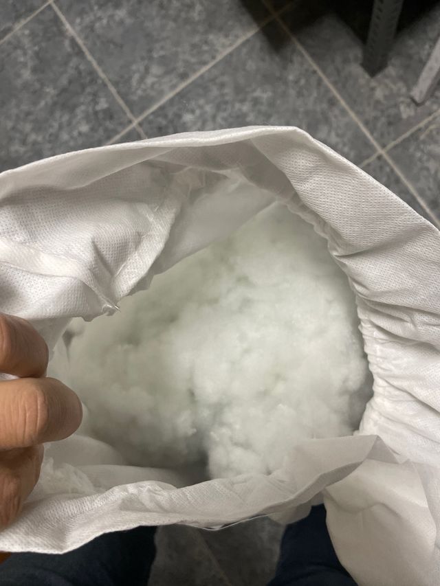 relleno cojín y almohada