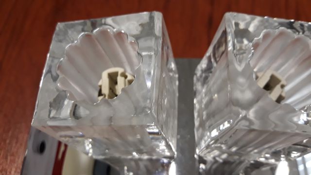 Lampara plafon cromo