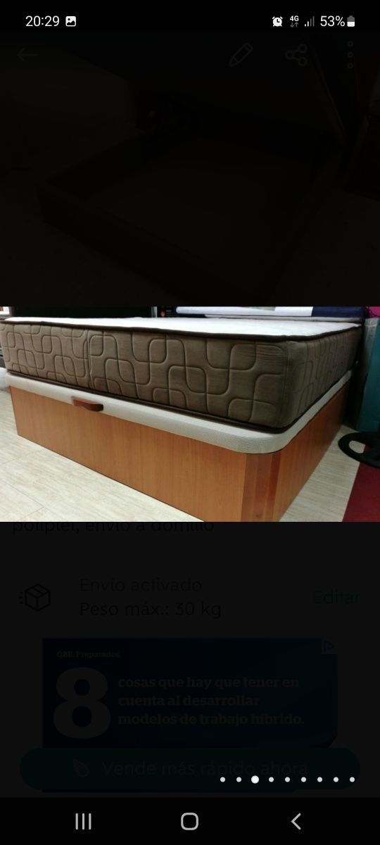 LIQUIDACION DE CANAPES ABATIBLES