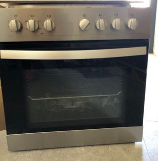 Smeg CPF9GPAN - Cocina con PLaca de Gas y Horno Eléctrico Clase A+  Antracita - Lacasadelelectrodomestico.com