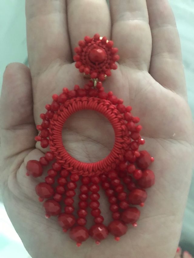 Pendientes rojos
