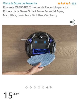 Base cargador robot Rowenta Smart Force RS-RT900910