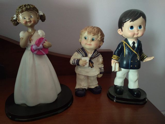 Figuras comunión tarta