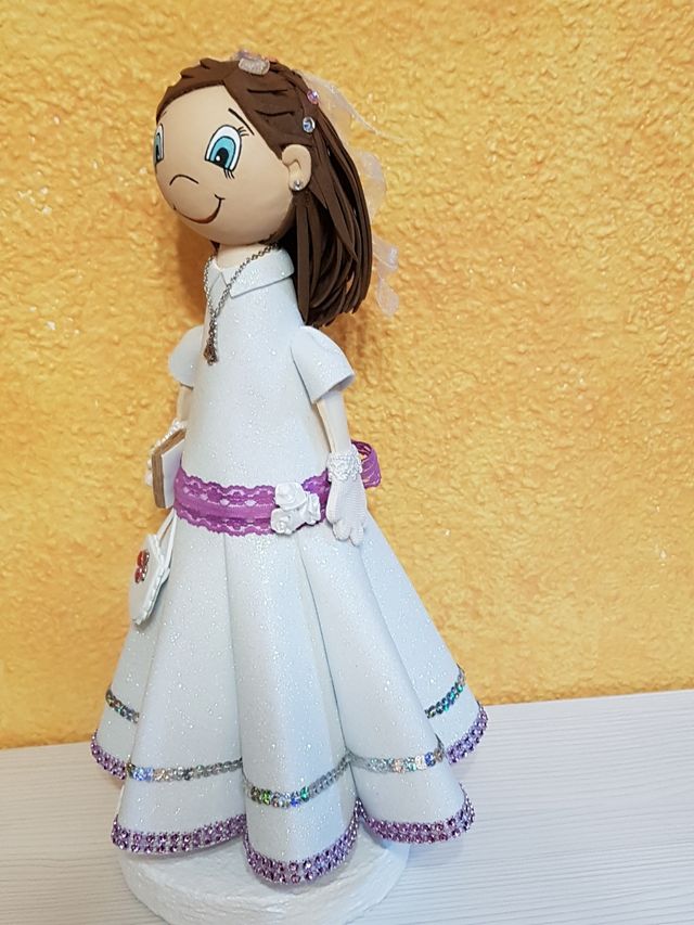 Fofuchas de comunión niña