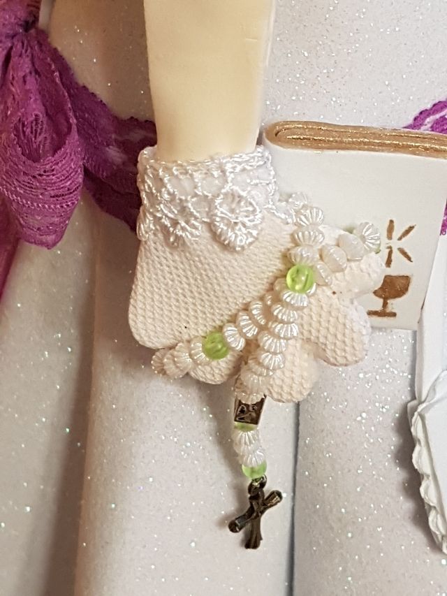 Fofuchas de comunión niña