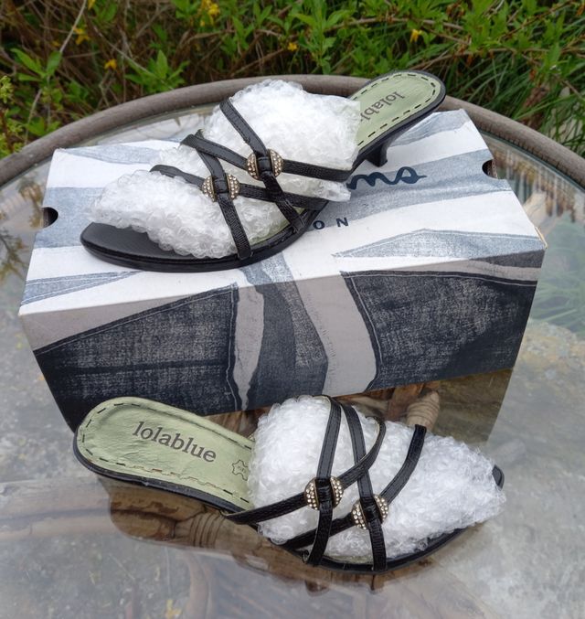 Mules Piel Lolablue T 37