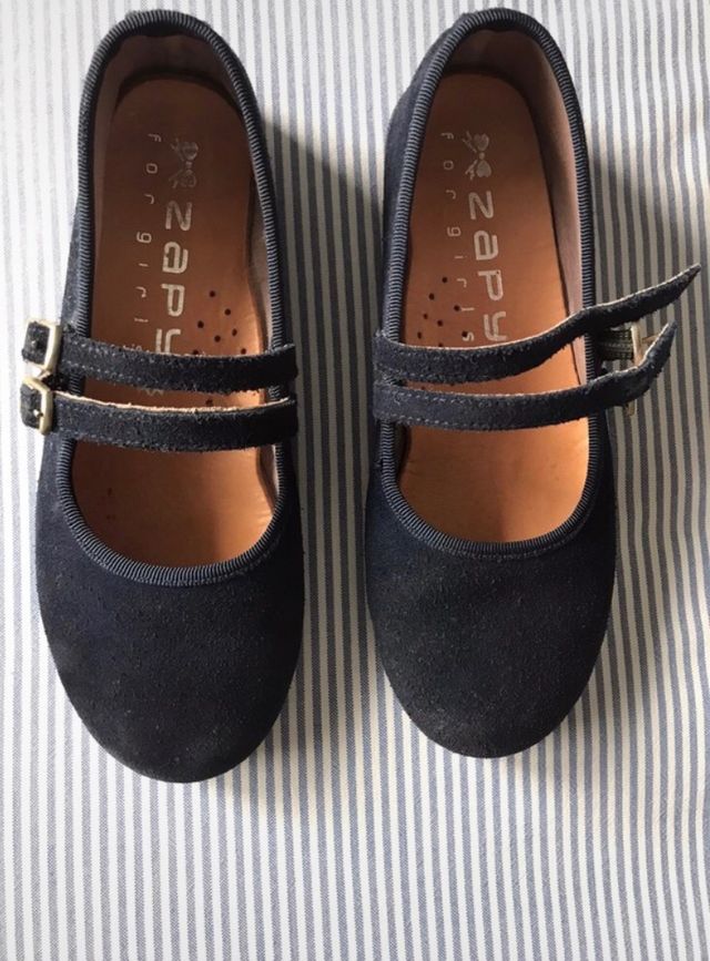 Zapatos niña azul marino