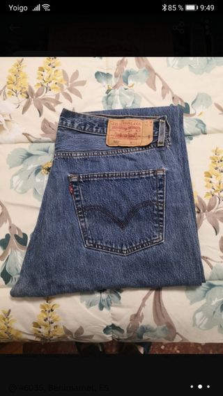 Pantalon Levi Strauss 501. W38 L34 de segunda mano por 35 EUR en Benimamet  en WALLAPOP