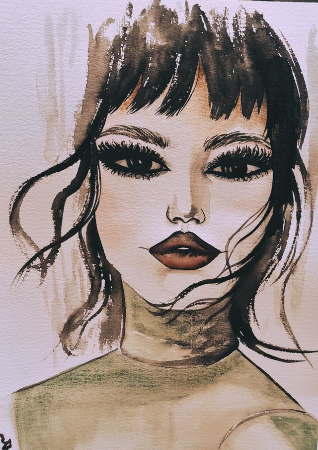 acuarela decoración cuadro ilustración