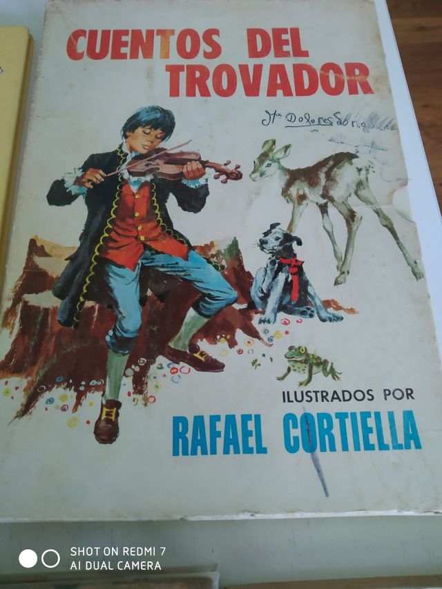 Lote de 6 libros cuentos infantiles antiguos