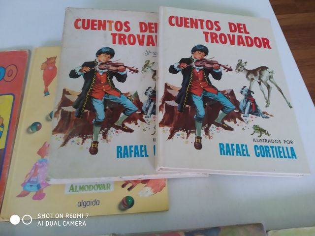 Lote de 6 libros cuentos infantiles antiguos