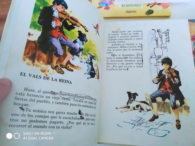 Lote de 6 libros cuentos infantiles antiguos