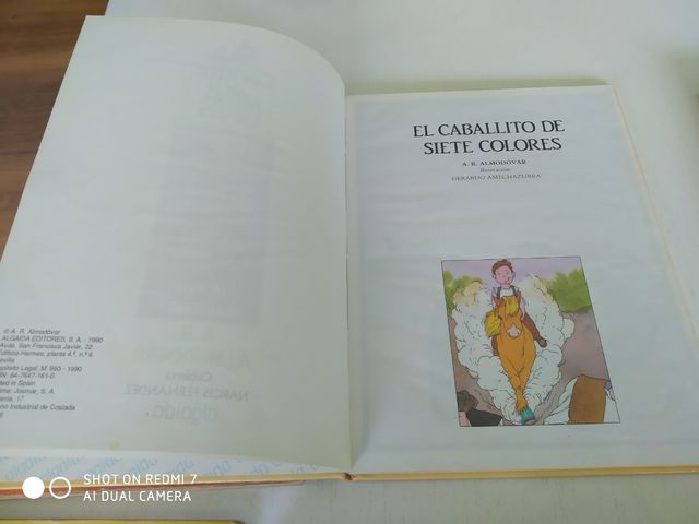 Lote de 6 libros cuentos infantiles antiguos