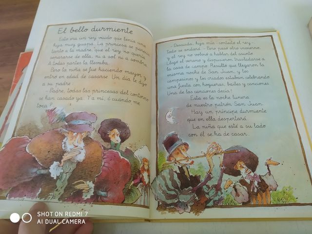 Lote de 6 libros cuentos infantiles antiguos