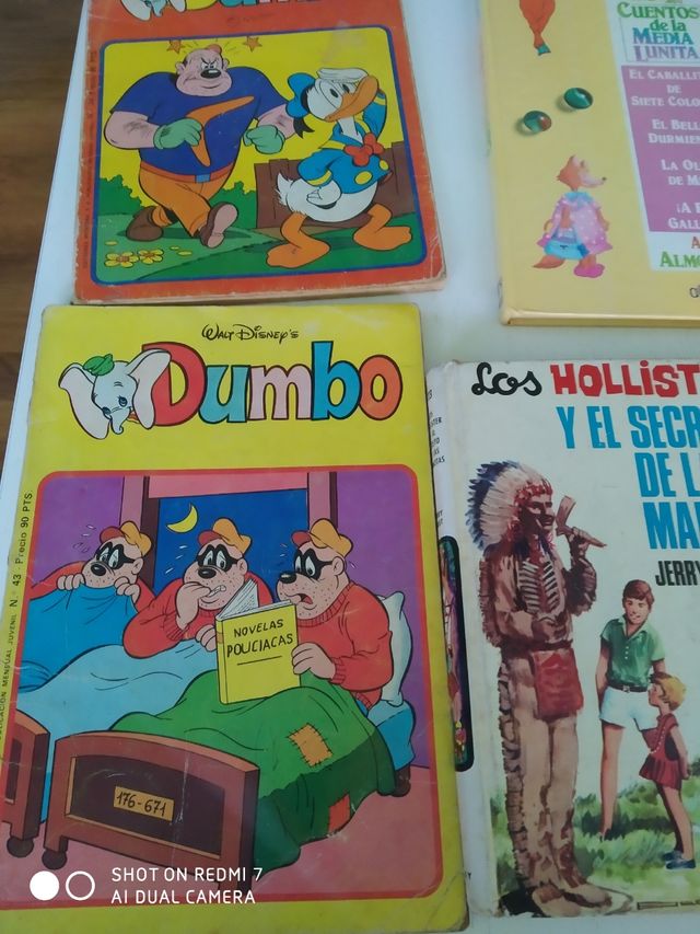 Lote de 6 libros cuentos infantiles antiguos