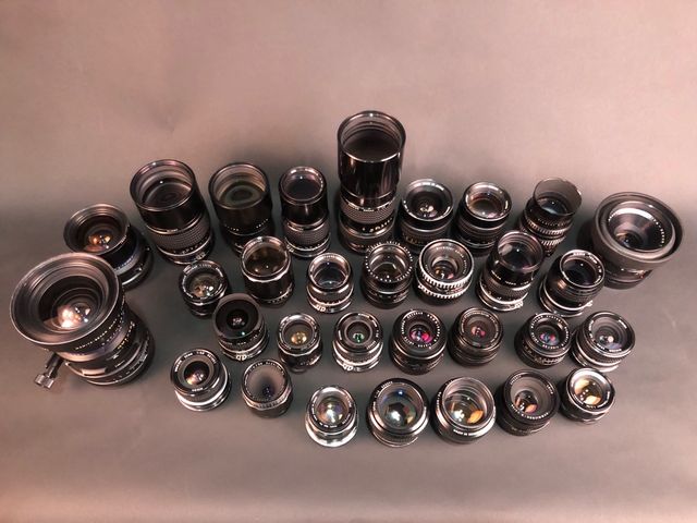 Alquiler set lentes nikkor ai & mamiya 645 cinemod