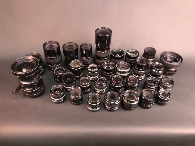 Alquiler set lentes nikkor ai & mamiya 645 cinemod