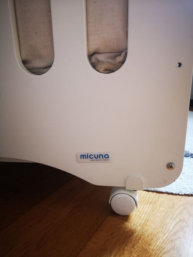 Lote Cuna Copito blanco+cajón de Micuna + set cuna