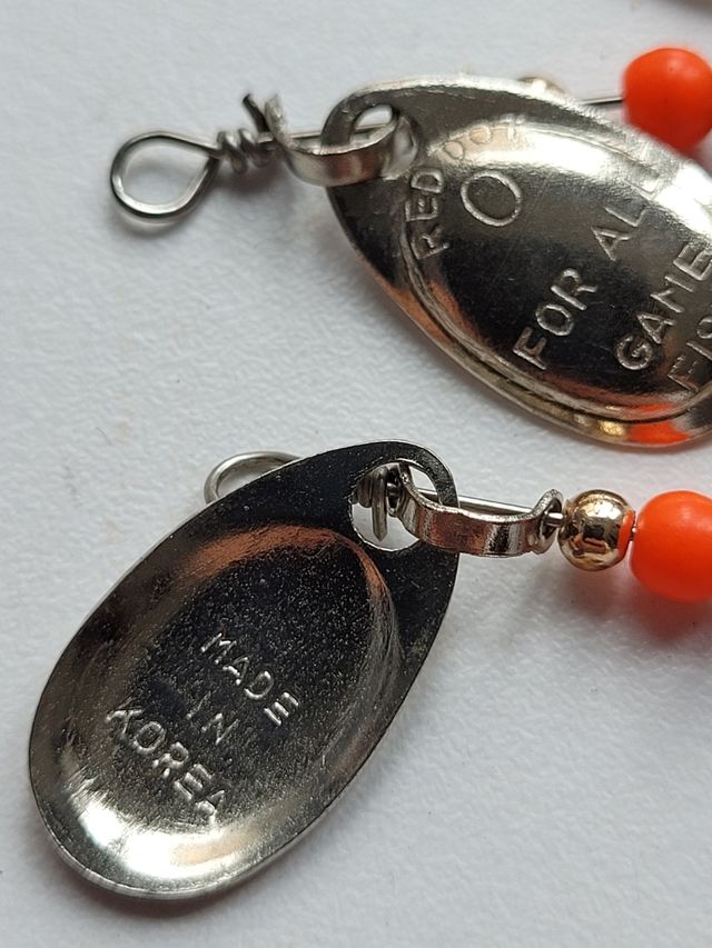 cucharillas de pesca vintage