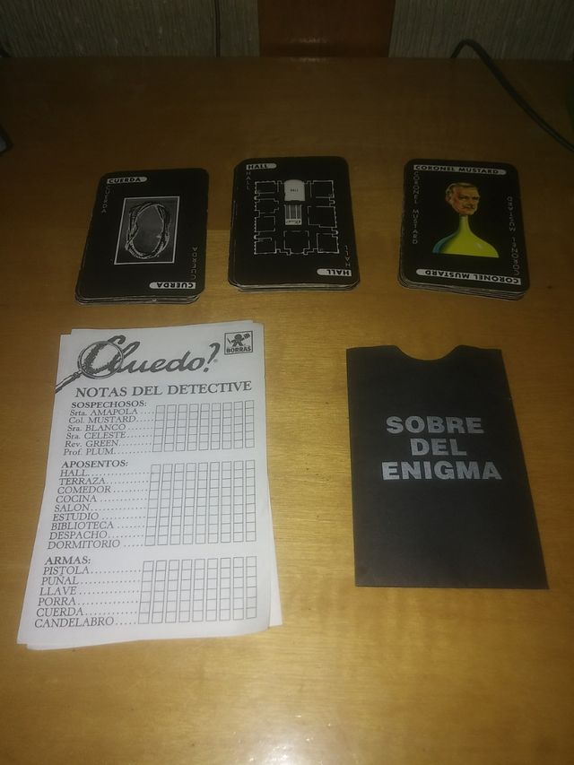 CLUEDO? EL GRAN JUEGO DE LOS DETECTIVES. BORRÁS