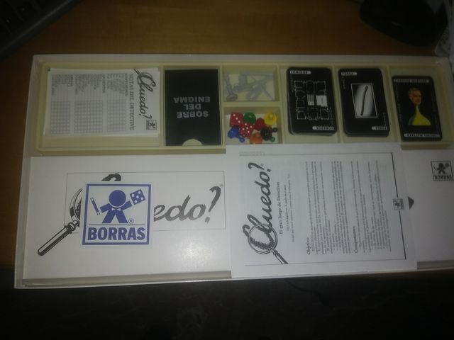 CLUEDO? EL GRAN JUEGO DE LOS DETECTIVES. BORRÁS