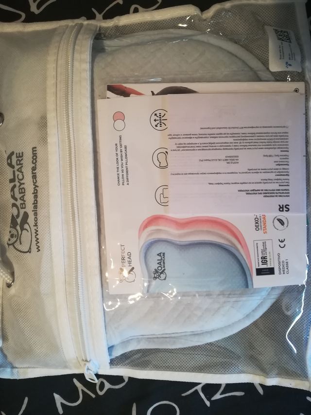 Almohada para bebés para evitar plagiocefalia