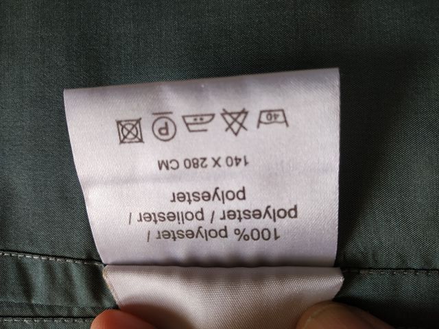 Cortina HABITAT sin estrenar color verde botella