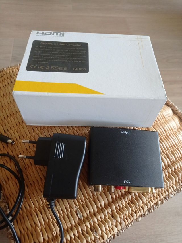 Convertidor DVI +Audio a HDMI