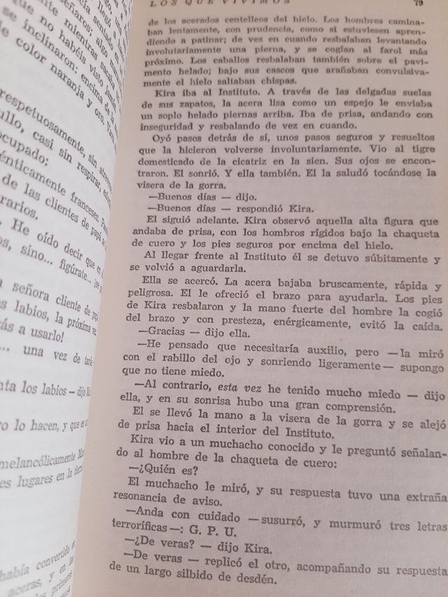 Libro, Los que vivimos