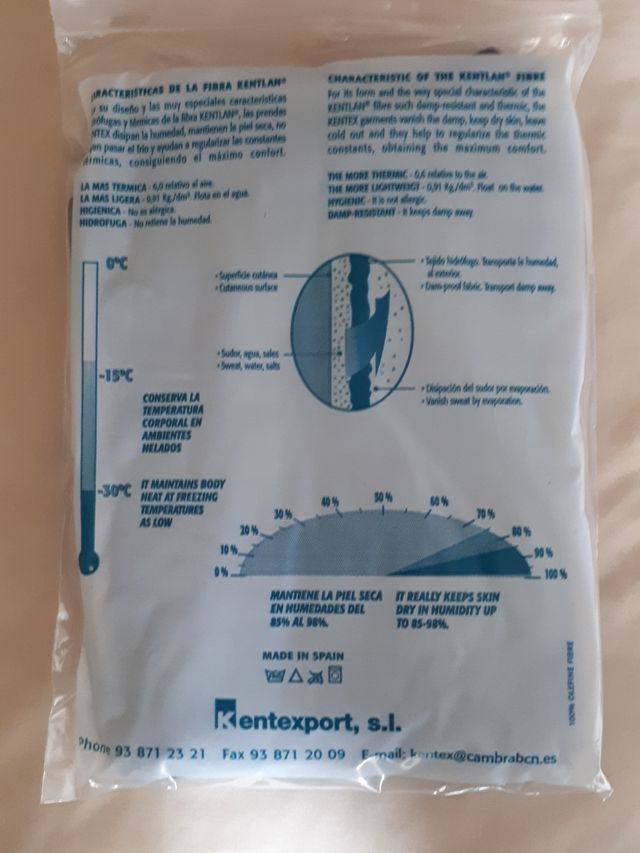 Camiseta térmica talla L.