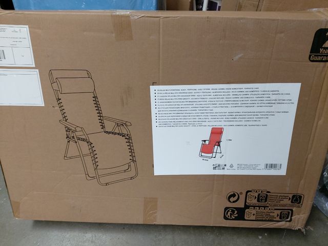 sillón silla relajante exterior hamaca nueva