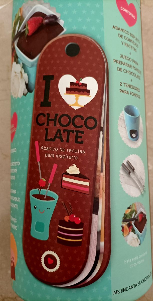 Caja : I LOVE CHOCOLATE (recetas chocolate)