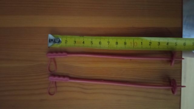 skis antiguos de muñeca