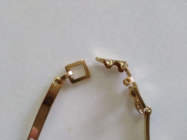 Pulsera de mujer bañada en oro