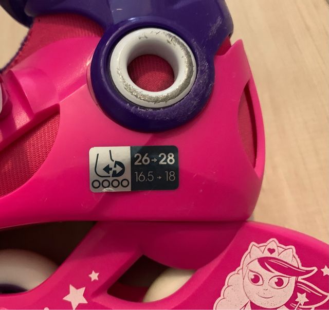 Patines Oxelo talla 26 28 3 ruedas