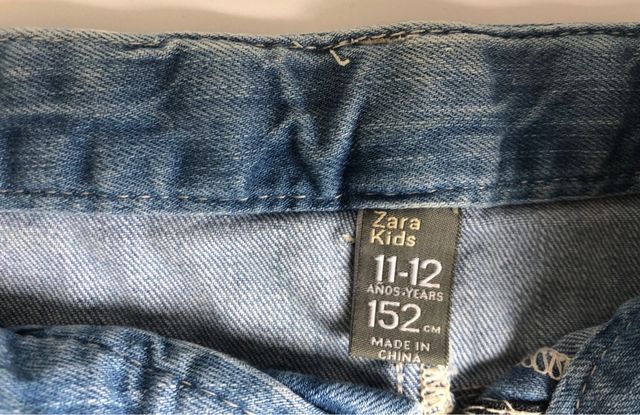 Short vaquero - Talla 11-12 - Zara