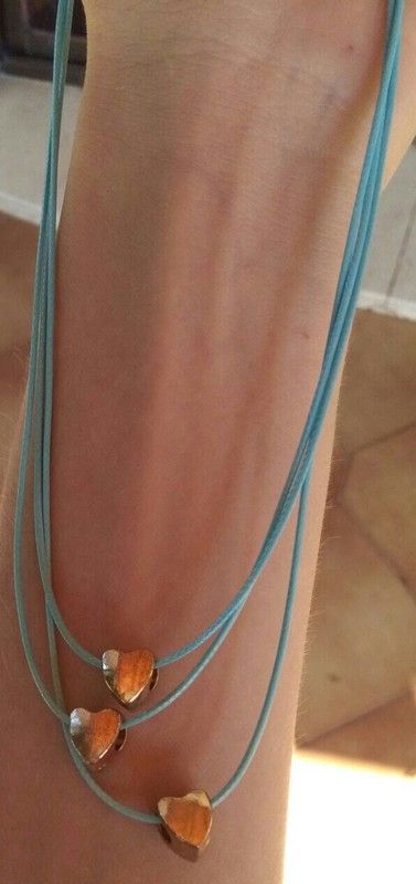 Collar corazones nuevo