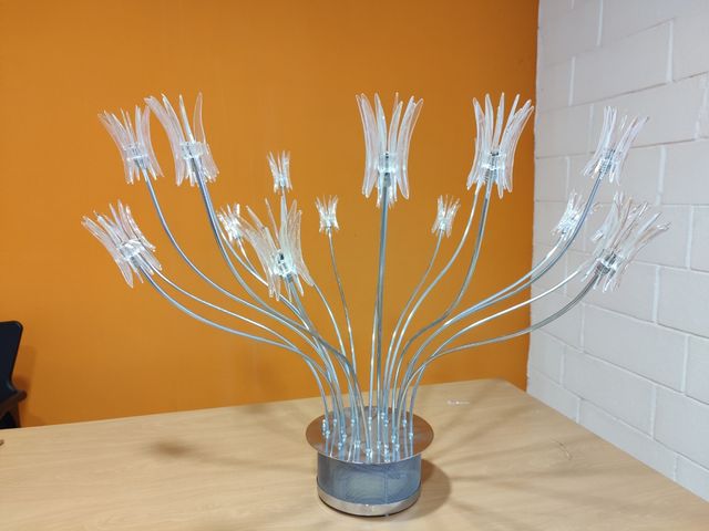 Lampara de cristal de Murano