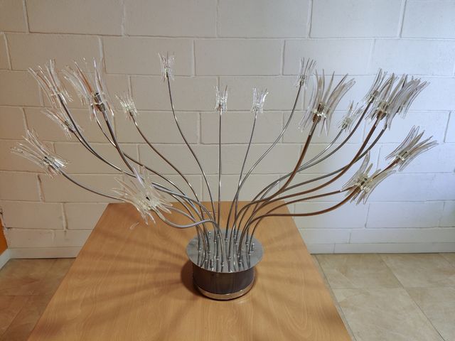 Lampara de cristal de Murano