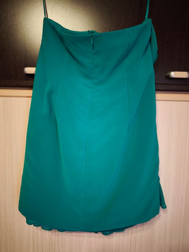 Vestido fiesta verde