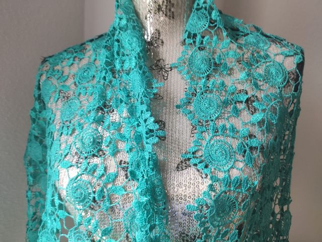 Vestido fiesta verde