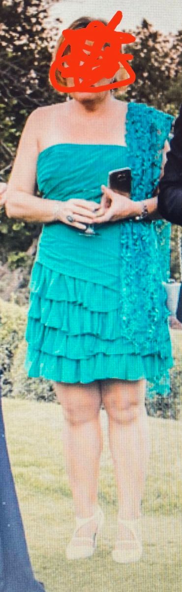 Vestido fiesta verde