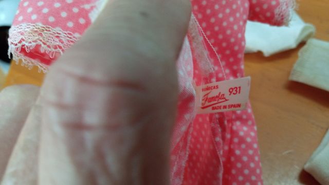 pijama rosa Nancy famosa años 70