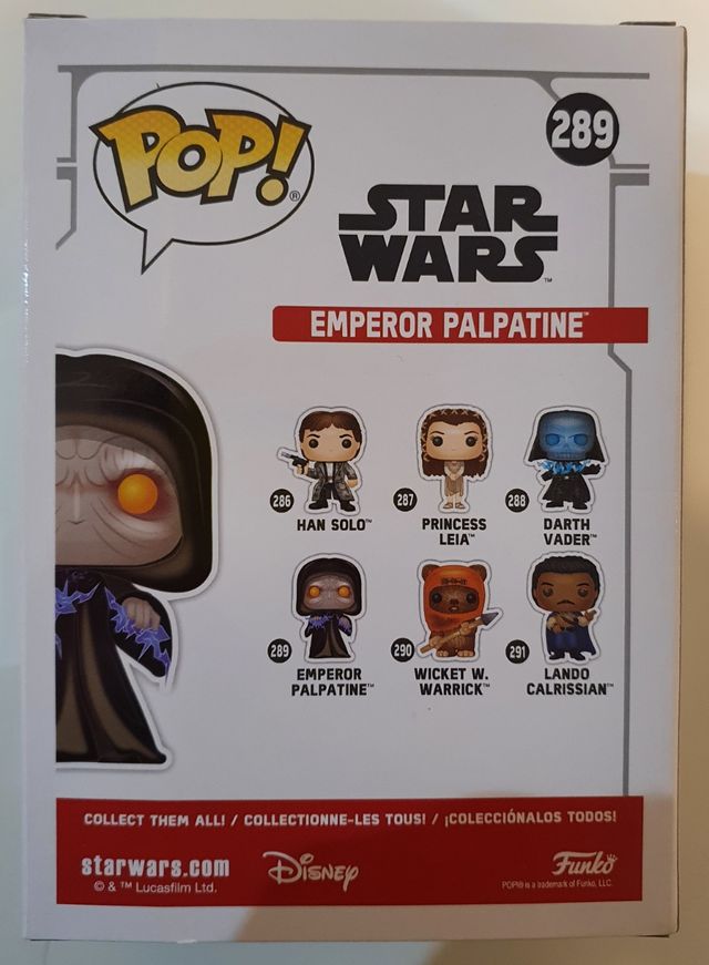 Funko Pop Emperor Palpatine Star Wars