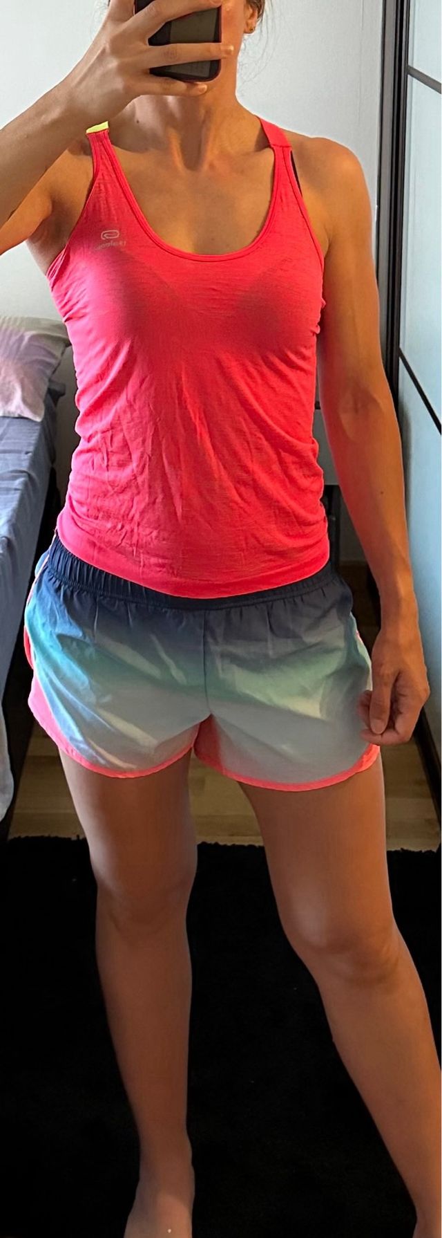 Pantalón corto running de mujer