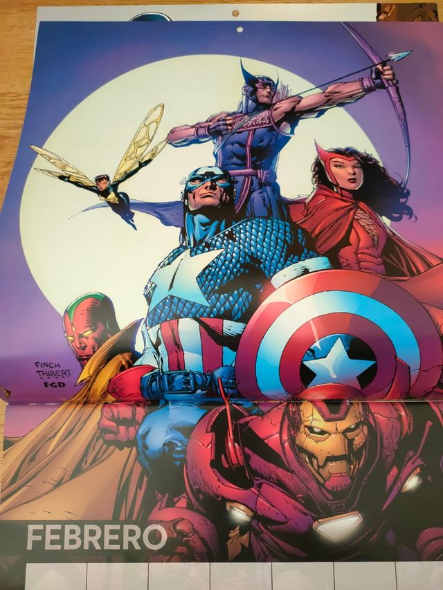Calendario Marvel